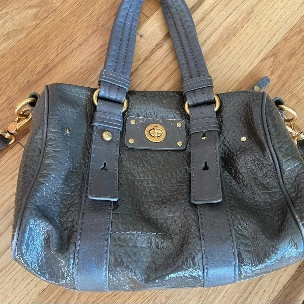 Vintage Marc Jacobs Pebbled Leather Turnlock Bag